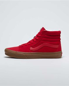 Customised Vans, Sk8 Hi Vans, Vans Store, What Is Fashion, Van Doren, Sneakers Vans, Vans Red, Vans Logo, Jordan 11 Retro