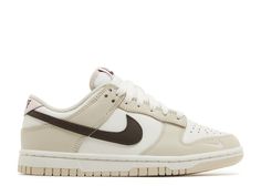 Wmns Dunk Low Disrupt 2 'Pale Ivory' - Nike - DH4402 101 - pale ivory/white/black | Flight Club Nike Dunks Cream, Neapolitan Dunks, Neutral Dunks, Tan Dunks, Nike Dunks Womens, Cute Dunks, Low Nike Dunks, Brown Shoes Women, Back To School Sneakers