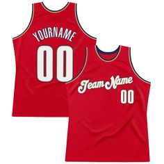 Represent your distinct look with this custom basketball jersey from our web. It boasts stitched tackle twill name & number and classic trims along with moisture-wicking technology for added comfort. Features: 1. Material: 100% Recycled Polyester 2. Stitched team or player name and numbers 3. Fit: Jerseys have an athletic cut. For a looser fit, we recommend ordering one size larger than you normally wear 4. Moisture-wicking fabric has spongy handle, good draping property and elasticity as well a Red Basketball Jersey, Custom Basketball Jersey, Blue Football, Custom Basketball, Team Name, White Jersey, Basketball Jersey, Moisture Wicking Fabric, Tshirt Colors