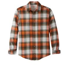 Our Boulder Creek™ Flannel Shirts are an easy, everyday option to layer over a long sleeve tee or henley or worn buttoned on their own. It's made from breathable 100% cotton and has a relaxed fit for total mobility. Boulder Creek, Flannel Shirts, Orange Plaid, Box Pleats, Mens Big And Tall, Big & Tall, Big And Tall, Bright Orange, Bouldering