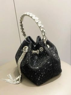 Composition: Metallic, Polyester Designer Style ID: GC43121223 Clutch Purse Evening, Medium Purple, Chain Crossbody Bag, Pink Rhinestones, Abba, Black Media, Clutch Purse, Luxury Designer, Crystal Rhinestone