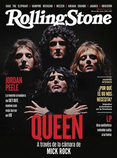 the cover of rolling stone magazine featuring queen