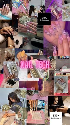 Nail Tech Home Salon, 2024 Vision Board Nail Tech, Nails Business Aesthetic, Fully Booked Nail Tech, Nail Vision Board Pictures, State Board Nail Tech, Aesthetic Nail Tech Pictures, Nail Tech Wallpaper Backgrounds, Booked Nail Tech