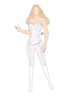 White Hero Costume Design, White Super Hero Suit, Green Super Hero Suit Female, Superhero Suit Design Female White, Green Superhero