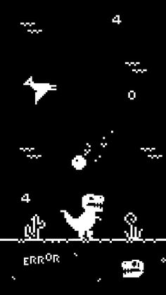 an old - school computer game is shown in black and white