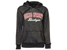 Ohio State Buckeyes J America NCAA Womens Glitter Arch Hoodie University Hoodies, Ohio State Outfit, Ohio State Hoodie, Ohio Girls, Buckeyes Football