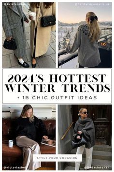 Discover cute and comfy winter outfit ideas that are perfect for casual outings or formal events. Mix and match layers to stay warm while looking fabulous! comfy winter outfits, women’s fashion, layered looks, winter style inspo, cozy layers, fashionable and warm #winter #winteroutfits #cuteoutfits Glamorous Outfits, Trends For 2024, Cozy Winter Outfits