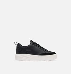 The Ona Ave  Low Sneaker Adds A Little Lift With Its Low Platform And Embossed Sorel Logo. The Perfect Court Sneaker For Your Closet. Athleisure Low-top Platform Sneakers With Vulcanized Sole, Sporty Low-top Platform Sneakers With Leather Sole, Classic Black Low-top Platform Sneakers, Low-top Platform Sneakers With Removable Insole And White Sole, Black Low-top Platform Sneakers With Rubber Sole, Sporty Sandal, Waterproof Sneakers, Shearling Slippers, Fashionable Snow Boots