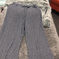 Adorable Sundry Capri Pants, They Are Made Of A Pilly Material. I Bought Them Brand New From Anthropologie About A Year Ago And They Have Always Been This Way So I Think It’s The Material But They Are Super Cute A Year Ago, Pants Color, A Year, Pant Jumpsuit, Capri Pants, Capri, Anthropologie, Blue White, Pants For Women