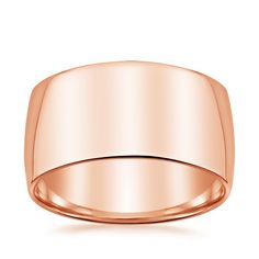 Ellis Ring - 14K Rose Gold. A lustrous and wide band creates a statement-worthy look in this on trend and effortlessly chic style. Due to the width of this ring, we suggest ordering a 1/2 size up for the best fit. 
 
 As a Brilliant Pick, this piece displays the best and brightest in fashion and design and is beloved by Brilliant Earth designers and customers alike. Luxury Wide Band Diamond Ring, Modern Wide Band Rose Gold Jewelry, Rose Gold Wide Band Ring With Polished Finish, Anniversary Wide Band Ring In Rose Gold, Formal Wide Band Diamond Ring, Elegant Rose Gold Wide Band Jewelry, Anniversary Rose Gold Wide Band Ring, Classic Wide Band Rose Gold Ring With Polished Finish, Classic Rose Gold Wide Band Ring With Polished Finish