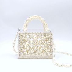 Free U.S. shipping. Style: Rhinestone & Jewelry , color:Black, suite for season：Summer, Autumn ，Going out, Hanging out, Honeymoon, Material Beads, Black and White Pearl Crossbody Beaded Bag Transparent Satchel Handbag Embellished Rectangular Summer Bag, Summer Embellished Rectangular Shoulder Bag, Summer Embellished Rectangular Bag, Summer Embellished Rectangular Bags, Elegant Embellished Summer Bags, Summer Embellished Beige Bags, Summer Square Bag With Pearl Handle, Summer Square Bags With Pearl Handle, Embellished Evening Bag For Summer