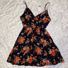 Floral Dress Condition: New With Tags Color: Black, Coral/Red Floral Size: Xsmall Super Cute For Date Night Or Just A Summer Dress!! Smoke Free Home! I’m 5’3 And The Length Is Great Forever 21 Black Dress, Boho Tunic Dress, Short Green Dress, Cheetah Dress, Leather Mini Dress, Mini Tank Dress, Coral Dress, Black Satin Dress, Sequin Cocktail Dress