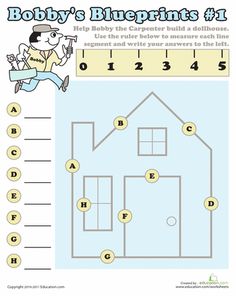 the worksheet for baby's blueprints 3