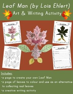 leaf mom by lois ehlert art & writing activity