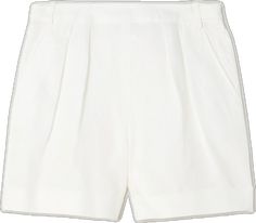 Elegant High-waisted Linen Shorts, Elegant White Bermuda Bottoms, Gucci Eyewear, Flat Dress Shoes, Dress Flats, Sports Suit, Loro Piana, Ski Wear, All Fashion