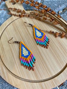 Small beaded fringe earrings, turquoise orange earrings, orange green earrings, short dangle earrings, boho beaded earrings, cute earrings ♥𝑇ℎ𝑒 𝑝𝑎𝑡𝑡𝑒𝑟𝑛 𝑜𝑓 𝑡ℎ𝑖𝑠 𝑒𝑎𝑟𝑟𝑖𝑛𝑔 𝑖𝑠 𝑐𝑟𝑒𝑎𝑡𝑒𝑑 𝑏𝑦 𝐾𝑎𝑍𝑒𝐵𝑒𝑎𝑑𝐽𝑒𝑤𝑒𝑙𝑟𝑦 ♥𝑀𝑎𝑑𝑒 𝑢𝑠𝑖𝑛𝑔 𝑓𝑟𝑒𝑒ℎ𝑎𝑛𝑑 𝑏𝑒𝑎𝑑𝑖𝑛𝑔 𝑤𝑜𝑣𝑒𝑛 𝑡𝑒𝑐ℎ𝑛𝑖𝑞𝑢𝑒𝑠 𝑤𝑖𝑡ℎ 𝑠𝑡𝑟𝑜𝑛𝑔 𝑠𝑦𝑛𝑡ℎ𝑒𝑡𝑖𝑐 𝑡ℎ𝑟𝑒𝑎𝑑. ♥𝑇ℎ𝑒 𝑠𝑖𝑧𝑒 𝑜𝑓 𝑡ℎ𝑒 𝑠𝑒𝑒𝑑 𝑏𝑒𝑎𝑑𝑠 𝑢𝑠𝑒𝑑 𝑖𝑠 2 𝑚𝑖𝑙𝑙𝑖𝑚𝑒𝑡𝑒𝑟𝑠 𝑎𝑛𝑑 𝑏𝑒𝑎𝑑𝑠 𝑎𝑟𝑒 ℎ𝑖𝑔ℎ 𝑞 Orange Bohemian Earrings With Tiny Beads, Bohemian Orange Earrings With Dangling Beads, Orange Teardrop Bohemian Beaded Earrings, Orange Dangle Earrings With Tiny Beads, Bohemian Orange Beaded Dangle Earrings, Bohemian Orange Beaded Earrings, Bohemian Orange Drop Earrings, Orange Tassel Drop Earrings With Dangling Beads, Orange Bohemian Tassel Earrings With Dangling Beads