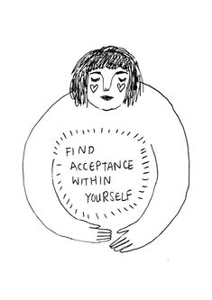 a black and white drawing of a person holding a plate with the words find appliance within yourself