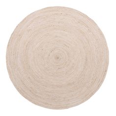 a round rug on a white background