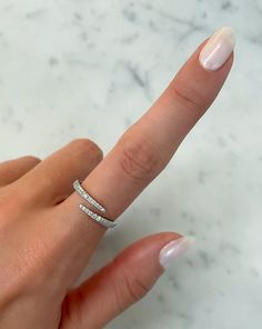 Moissanite  Diamond Open Wrap Ring for Women / 14k Solid Gold Stackable Ring for Bride / Open Spiral Ring Gift for her / Twisted Band Gap Ring 14k solid gold Diamond Shape: 40 Round Diamonds Diamond Weight: 0.21 Carat 1.7 mm at widest point ❃ 𝐎𝐮𝐫 𝐒𝐞𝐫𝐯𝐢𝐜𝐞𝐬 ❃ ❃ 𝐒𝐩𝐞𝐜𝐢𝐚𝐥𝐭𝐲 𝐚𝐧𝐝 𝐍𝐨𝐭𝐞𝐬 ↣ Customized Designer Jewelry. ↣ Offer All cuts which you dream it to make with moissanite. ↣ Updating every step of your ordered jewelry. ↣ All listed jewelry in our stores is made to order. ↣ Make jewelry and stone when order placed as all are handmade customization items, so we didn't have in stock. ↣ Listed items images are taken in sunlight and originally uploaded here for the reference to my work. ↣ If you order it, we can make the same with the time period which declared in a part Gap Ring, Ring For Bride, Diamond Wrap Ring, Diamond Ear Cuff, Ring Concierge, Necklace Length Guide, Ring Inspo, Bracelet Size Chart, Diamond Huggies