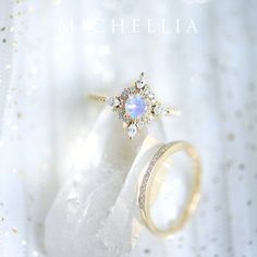 "Our current turnaround time for regular orders is 6-8 weeks. For urgent orders, please shop our Ready-to-Ship collection below (7-10 business days): https://michellia.com/collections/ready-to-ship (please copy and paste into browser) -------- 「Astrid」- Art Deco Petite Ring, in Moonstone | R1007 A daintier sister of our signature \"Alessandra\" ring, \"Astrid\" is designed for those who prefer a more delicate profile without losing the elaborate art-deco inspired details. Despite its size, Astri Celestial Moonstone Ring With Rose Cut Diamonds, Celestial 14k Gold Opal Wedding Ring, Celestial Moonstone Ring For Wedding, Celestial Moonstone Wedding Ring, Celestial Style 14k Gold Moonstone Wedding Ring, Celestial Style Moonstone Wedding Ring In 14k Gold, Celestial 14k Gold Moonstone Wedding Ring, Celestial Moonstone Halo Ring For Wedding, Celestial Halo Moonstone Ring For Weddings