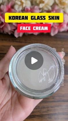 Homemade Face Cream Anti Aging, Korean Facial Massage, Korean Face Cream, Indian Beauty Secrets, Homemade Face Pack, Korean Facial, Homemade Face Cream, Korean Face