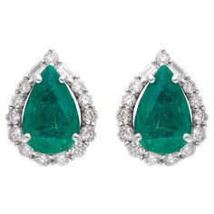 Emerald Diamond Earrings For Formal Occasions, Luxury Hallmarked Pear-shaped Diamond Earrings, Luxury Emerald Cut Diamond Earrings For Formal Occasions, Luxury Emerald-cut Diamond Earrings For Formal Occasions, Gia Certified Classic Evening Jewelry, Luxury Pear-shaped Gemstone Diamond Earrings, Luxury Pear-shaped Diamond Earrings With Gemstones, Formal Teardrop Jewelry With Baguette Diamonds, Formal Teardrop Baguette Diamond Jewelry