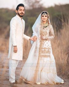 Nikha Dresses Pakistani White, Muslim Bridal Dress, Nikkah Ceremony, Bride Groom Photoshoot, Bollywood Makeup, Nikah Ceremony