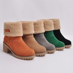 Women's Slippers, House Shoes, Fur Slides & Boots Online - Slippersin.com Boots With Jeans, Casual Winter Boots, Ankle Boots With Jeans, Camel Boots, Womens Black Booties, Fall Booties, Warm Snow Boots, Ankle Shoes, Winter Ankle Boots