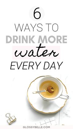 Are you drinking enough water? Staying hydrated is important to stay healthy and achieve glowing skin. If you have a hard time drinking your 8 glasses of water a day, here are 6 easy tips on how to drink more water for a healthier and more beautiful you. | kidney stones | hydration | hydrate | dehydration #wellness #health #selfcare #skincare #healthyliving #hydration #wellbeing Glasses Of Water A Day, Glasses Of Water, Drinking Enough Water, Healthy Living Lifestyle, Healthy Mind, Healthy Living Tips, Hard Time