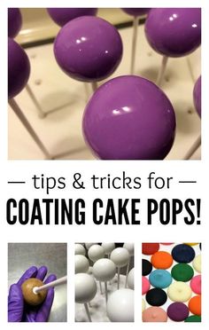 tips and tricks for coating cake pops