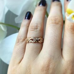 Beautiful and elegant wedding band.  - 14k gold  Wedding band for her. Ring for her. Womens ring. Wedding ring for women. Unique wedding bands Wedding Band With Diamonds, Diamonds Wedding Band, Ring For Women Unique, His And Her Wedding Rings, Band With Diamonds, Elegant Wedding Rings, Wedding Band For Women, Wedding Band Women, Matching Wedding Rings