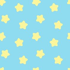 Blue And Yellow Stars Aesthetic, Light Blue And Yellow Wallpaper, Blue And Yellow Icons, Cute Star Background, Cute Yellow Background, Pastel Pattern Background, Cute Yellow Wallpapers, Cute Pattern Background, Cute Blue Background