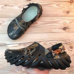 Brand New Crocs Echo Clog Realtree Edge Men’s Size 4 / Women’s Size 6 Men’s Size 5 / Women’s Size 7 Men’s Size 7 / Women’s Size 9 Men’s Size 8 / Women’s Size 10 Men’s Size 9 / Women’s Size 11 Brown Clogs With Rubber Sole For Outdoor Activities, Brown Round Toe Clogs For Outdoor Activities, Brown Non-slip Clogs For Outdoor, Outdoor Non-slip Brown Clogs, Crocs Echo Clog, Crocs Shoes For Men, Fuzzy Crocs, Echo Clog, Crocs Wedges