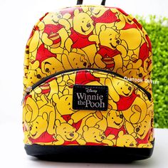 Disney Purse Winnie The Pooh Backpack Carry All Travel Bag Small 10" B-Day Gift | eBay Winnie The Pooh Backpack, Disney Purse, Loungefly Bag, Gifts Sign, B Day, Disney Winnie The Pooh, Backpack Purse, Luggage Tags, Small Bags