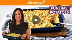 147K views · 5.4K reactions | How to Make Funeral Potatoes | Get Cookin' with Nicole | Allrecipes | "This funeral potatoes recipe is easy to make for a creamy, cheesy potato side dish. You can add anything you like to jazz this casserole up. You can use... | By Allrecipes | Facebook Cheesy Potato Side Dishes, Hashbrown Potatoes, Deep Fried Deviled Eggs, Hashbrown Casserole Recipe, Potato Side Dish, Hashbrown Casserole, Cheesy Potato, Hashbrown Recipes, Vegetarian Side Dishes