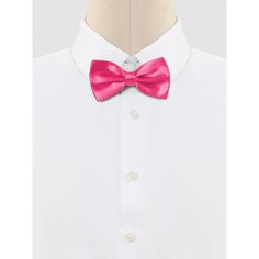 Classic Design: This solid bow tie is a nice addition to a plain shirt that adds a nice look. Perfect matching with your dress, makes you look different. A must-have in your wardrobe essentials. The exquisite decoration of ordinary shirts adds a beautiful appearance. A must-have in your wardrobe essentials! Perfect for attending a Party, Wedding, Office Work, Graduation, or other occasions. Note: The color isn't completely the same as the picture shown on different screen displays and light brig Classic Pink Bow Tie For Party, Pink Satin Bow Tie For Party, Adjustable Pink Bow Tie For Wedding, Elegant Adjustable Pink Bow Tie, Classic Adjustable Pink Bow Tie, Classic Tuxedo, Tuxedo Wedding, Bow Tie Wedding, Wedding Bows