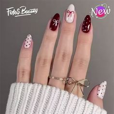 " Click here to view more Fofosbeauty Press On Nails at lower price! Celebrate love, joy, and festive moments with our Butterfly Bow Fake Almond Nails. Adorned with charming butterfly bow accents, these nails offer a chic and feminine touch thats perfect for special occasions like Valentines Day, Christmas, or New Years celebrations. The almond shape enhances your nails with a refined, elegant finish, while the playful bow design adds a whimsical twist. Easy to apply and comfortable to wear, the Cat Eye Nail, Long Almond, Nail Remover, Nail Type, Nails Fake, Nails Diy, Nails French, New Nail Art, Nail Forms