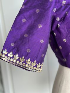 Purple embroidery buti blouse size 38-42 Elegant Floral Embroidery Shirt For Festive Season, Elegant Festive Shirt With Floral Embroidery, Purple Color Blouse Designs, Festive Traditional Shirt With Resham Embroidery, Festive Embroidered Padded Top With Short Sleeves, Festive Short Sleeve Embroidered Padded Top, Festive Shirt With Floral Embroidery, Traditional Purple Blouse With Floral Embroidery, Elegant Purple Blouse With Resham Embroidery