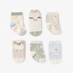 Made with the softest mix of cotton, nylon and spandex, this baby boy sock set features modern prints with a useful no-slip feature. Characters are thoughtfully designed to lay flat across the front of foot for visibility while baby is laying down (yes, we think of all the details). Complete your baby gift set with these adorable, newborn necessities.
Fits babies 0-12 months
Pack of 6 Presented in a novelty gift box
Cotton, nylon and spandex blend
No-slip fit that stay on your baby's feet
Machin Non-slip Playtime Socks For Infants, Non-slip Cotton Socks For Playtime, Playful Super Soft Socks For Playtime, Cute Cotton Socks For Playtime, Playful Non-slip Cotton Socks, Baby Products Newborn, Newborn Necessities, Planet Clothing, Baby Boy Socks