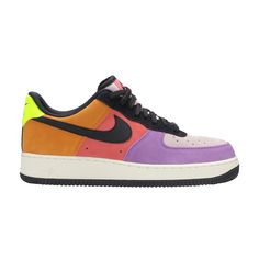 Find NIKE Atmos X Air Force 1 Low 'pop The Street on Editorialist. Revealed in November 2019 and sold only at atmos stores and ComplexCon, the atmos x Nike 'Pop The Street' capsule collection finds inspiration in the contemporary art, manga and fashion scene of Tokyo. The Air Force 1 Low conveys the aesthetic in a multi-color palette carried out on the suede upper and logos. Black for the Swooshes and lacing system anchor the look. The Air-assisted rubber cupsole and tread are executed in a two-tone scheme. Art Manga, Air Force 1 Low, Capsule Collection, In November, Air Force 1, Mens Shoes Sneakers, Air Force, Two Tone, Color Palette