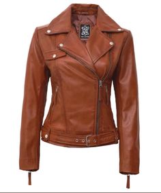 [additional] Angela Womens Tan Asymmetrical Leather Moto Jacket 100% Real Leather, Premium Stitching Throughout, Classic Style, High-Quality Zipper, Free Shipping. Our jacket is made with the best products available that tend to enhance its beauty. QUALITY: The leather jacket is made with the best quality leather which is not only durable but also resistant to tear. It can also endure harsh environmental conditions and would look exactly the same for years and years. 100% SCREEN ACCURATE STYLE: Moto Leather Jacket With Asymmetrical Zip For Fall, Fall Leather Biker Jacket With Asymmetrical Zip, Fitted Brown Leather Jacket With Asymmetrical Zip, Fitted Leather Jacket With Side Zipper For Fall, Brown Biker Jacket With Asymmetrical Zip For Fall, Brown Asymmetrical Zip Biker Jacket For Fall, Fall Leather Jacket With Asymmetrical Zip, Brown Asymmetrical Zip Biker Jacket For Winter, Winter Brown Asymmetrical Zip Biker Jacket