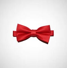 Red Poly/Satin Bow Tie - Women’s Tuxedo Suits | girls prom tuxedo | gal tux | Wedding Party, Bridesmaids Fitted Pre-tied Tie For Party, Classic Adjustable Solid Color Bow, Classic Adjustable Solid Bow, Adjustable Solid Bow For Formal Occasions, Adjustable Solid Color Bow For Formal Occasions, Adjustable Solid Color Formal Bow, Adjustable Solid Satin Bow, Adjustable Pre-tied Bow Tie, Adjustable Bow Tie For Spring Party