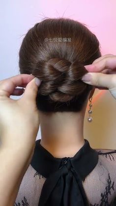 How To Bun Hairstyles, Easy Hair Updos For Beginners, Diy Hair Updos, Bun For Long Hair, Low Bun Hairstyle, Less Than, Your Hair, Easy Updo Hairstyles