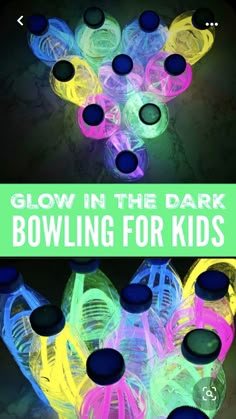 glow in the dark bowling for kids is an easy and fun way to learn how to play