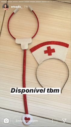 a medical stethoscope with the words disponivel tbm on it