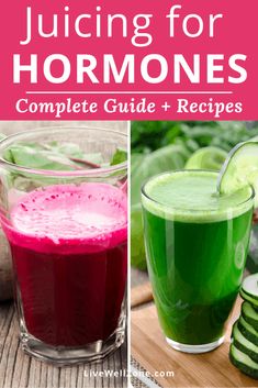 the complete guide to juicing for hormones, including cucumbers and juices