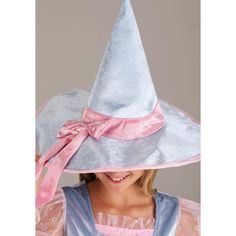 Transform your little one into a whimsical spellcaster with the Toddler Pastel Fairy Witch Costume! This enchanting outfit combines the magical elements of a witch with delightful pastel colors, creating a look that's both charming and adorable. Ideal for Halloween, dress-up play, or themed events, this costume will have your child feeling like the star of their own fairy tale.The costume features a lovely dress made from soft, lightweight fabric that ensures comfort for all-day wear. The pastel Fairy Witch Costume, Enchantress Costume, Pastel Lavender Hair, Pink Fairy Wings, Kids Witch Costume, Outfit With Hat, Mermaid Wig, M Girl, Pastel Fairy