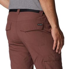 From boulder hopping to creek crossing, Columbia's Silver Ridge Cargo Pants are built to keep you moving through the backcountry comfortably. Built with Columbia's durable and moisture-wicking proprietary fabric, these pants will help pull moisture away from your body, leaving you dry and comfortable as you hike. The Silver Ridge also features an added UPF 50 sun protection, so you don't have to worry much about UV rays on those long days out. A partial elastic waist with an integrated belt Moisture-wicking Cargo Pants For Sports, Functional Moisture-wicking 4-way Stretch Cargo Pants, Functional Moisture-wicking Cargo Pants For Hiking, Nylon Moisture-wicking Cargo Pants For Outdoor, Outdoor 4-way Stretch Cargo Pants, Polyester Pants, Lightweight Pants, Loose Fit Jeans, Cargo Pant