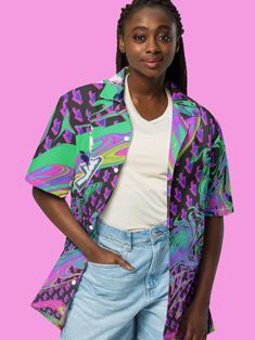 Arcade Gamer Button up Shirt Trippy Computer Graphic Shirt Oversized Button Down Shirt 80s Hawaiian Shirt Bold Graphic Streetwear Blouse - Etsy Slovakia