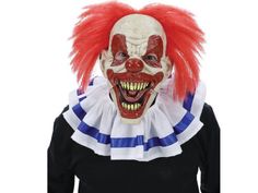 Find ideas๏ฟฝand inspiration for Big Top Clown Mask Halloween Circus Carnival Red Hair Horror Haunted House Fangs, Halloween Masks & Eye Masks Novelty Red Masks And Prosthetics For Halloween, Red Horror Mask For Costume Party, Red Halloween Masks And Prosthetics For Costume Party, Horror Red Masks And Prosthetics For Costume Party, Red Halloween Costume Party Masks And Prosthetics, Red Halloween Costume Party Mask, Red Halloween Costume Accessories, Novelty Red Costume Accessories For Halloween, Red Halloween Novelty Costume Accessories